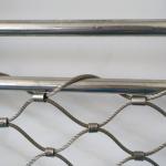 Stainless Steel 304 / 316 Balustrade Mesh , Baby Proof Stair Railing Safety Mesh for sale