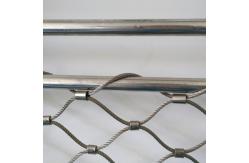 China Stainless Steel 304 / 316 Balustrade Mesh , Baby Proof Stair Railing Safety Mesh supplier
