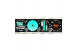 China White Blue Backlight Monochrome LCD Screen VATN With Green Red Silk Printing supplier