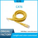 Rohs Gigabit Network RJ45 Cat 6 Ethernet Patch Cable BC UTP Up To 550MHz for sale