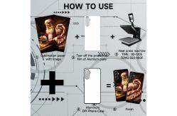 China DIY Sublimation Mobile Phone Case Shockproof TPU PC Aluminum Plate supplier