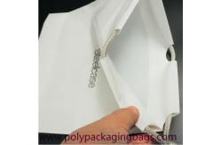 China SGS White 0.07mm PE Drawstring Bag For Mobile Phone supplier