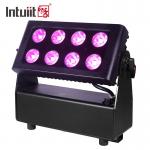 8*15w Ip65 Outdoor Waterproof Led Wall Washer Battery Powered Stage City Color Led Wash Light for sale