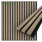 Ceiling High Frequency Wood Slat Acoustic Wall Panels Acupanel With Veneer Surface for sale