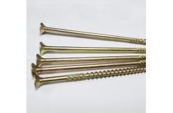 China Yellow Zinc Torx Drive Chipboard Screw Double Countersunk Head Chipboard Screw supplier
