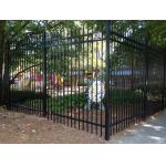 Customized Euro Style Tubular Metal Fence Galvanized Privacy With Posts for sale