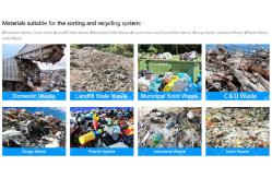 China 20t/D Solid Waste Screening Machine Msw Sorting Machine Line supplier