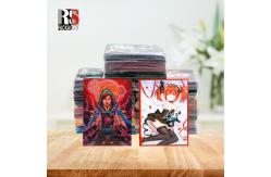 China Clear PP Board Game Card Sleeves Dustproof Business Card Protector Sleeves supplier