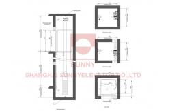 China Advanced Machine RoomLess High Speed Elevator Portal Frame House Hold supplier