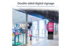China Touch Screen Digital Signage Advertising Totem Indoor 55 Inch Interactive supplier