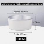 Greaseproof Microwaveable Disposable Take Away Lunch Boxes for sale