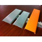 Fireproof Aluminum Alloy U Strip Metal Ceiling 185x3000mm For Conference Room for sale