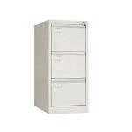 Workshop Epoxy coated Pedestal 3 Drawer Filing Cabinet