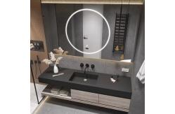 China Plywood Bathroom Vanity Units , slate Countertop  Floating Vanity Cabinet supplier