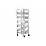RK Bakeware China Foodservice NSF 15 Tiers MIWI Oven Stainless Steel Baking Tray Trolley for sale
