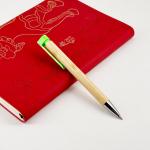 Creative Promotional Bamboo Wood Pen 1.0mm Environmently Retractable Ballpoint Pen