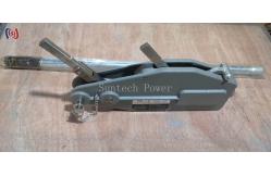China Compact Aluminum Wire Rope Hoist with Telescopic Handle for Confined Spaces​ supplier