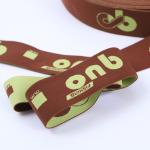 Custom Logo Woven Jacquard Elastic Waistband For Cap for sale