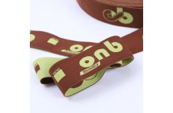China Jacquard Elastic Waistband Custom Logo Design Soft Webbing For Underwear supplier