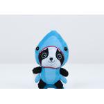 Blue Shark Hat Plush Dog Toys , Lovely Design Plush Dog Stuffed Animal for sale