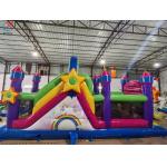 Manufacturer Inflatable Bouncy House With Slide New Design Unicorn Inflatable Combo for sale
