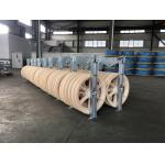 Large Diameter Three MC Nylon Sheave Bundled Conductor Stringing Blocks for sale