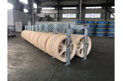 China Large Diameter Three MC Nylon Sheave Bundled Conductor Stringing Blocks supplier