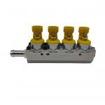 Yellow Silver Rail Injector Professional Tested For 4 Cylinder CNG Or LPG Cars for sale
