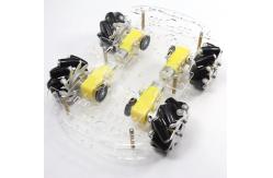 China Diameter 65MM Metal Mecanum Wheel Robot For Smart Car supplier