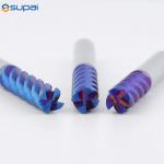 High Quality 1/2/3/4/5/6/8 Flutes End Mill with Varies Cutting Edge Material, 38-200mm Overall Length for sale