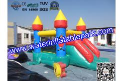 China EN71 Mini Inflatable Bounce House Slide Combo For Kids Party supplier