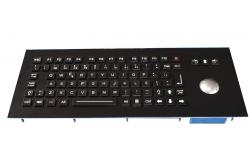 China 85 keys compact format Industrial Keyboard With Trackball polymer Actuator supplier