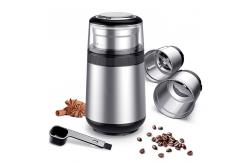 China Blade Silver Portable Electric Coffee Grinder Detachable ABS Easy Operation supplier