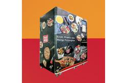 China Automatic Heating Function Vending Machine Can Sell Hot Food Lunch Box And Bread supplier