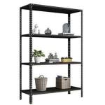 5-Tier Steel Supermarket Shelving Unit with Corrosion Protection for sale