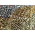 Interior Design Metal Round Ring Mesh Curtain With SS Eletroplating