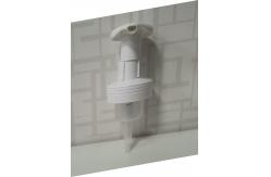 China Customized White Plastic Foam Pump With Transparent Housing For Bottles supplier
