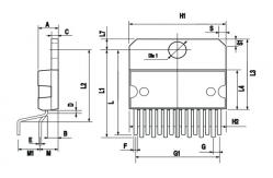 China TDA7297 STMicroelectronics Audio Amplifier IC 15 Multiwatt Through Hole Mount supplier