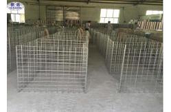 China Galvanized Steel Welded Mesh Gabions , Wire Mesh Gabion Basket supplier