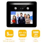 0.2s Multi People Face Recognition Time Attendance Device Clock Access for sale
