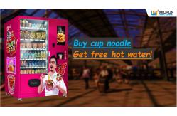China Large capacity instant noodle vending machine hot water dispenser supplier