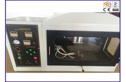 China Single Flame Source Ignitability Test , Flammability Test Apparatus EN ISO 11925-2 supplier