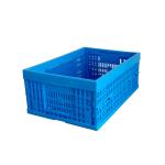 Fresh Food Loading Plastic Collapsible Crates 600*400*240 mm Mesh Structure for sale