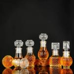 Wine Crystal Glass Bottles ISO9001 1.76oz To 8.8oz for sale
