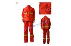 China Rip Stop Insulated Double Layers Protection 320gsm Fire Retardant Suit supplier