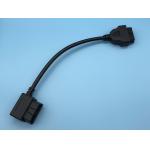 OBD2 OBDII 16-Pin J1962 Right Angle Male to Female Extension Round Cable for sale