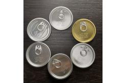 China Round Aluminum Easy Open Lid Customized Dog Food Can Caps supplier