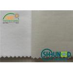OEKO - TEX Cotton Interlining For Shirt , Bonded Interlining With Flat Coating