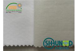 China OEKO - TEX Cotton Interlining For Shirt , Bonded Interlining With Flat Coating supplier
