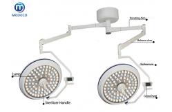 China Medical LED Double Ceiling Mounted Operating Shadowless Lamp Surgical Medical Light supplier